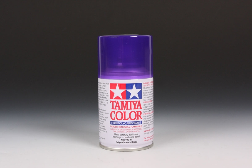 TAMIYA PS-45 TRANSLUCENT PURPLE SPRAY 100ML (for RC cars) - Click Image to Close