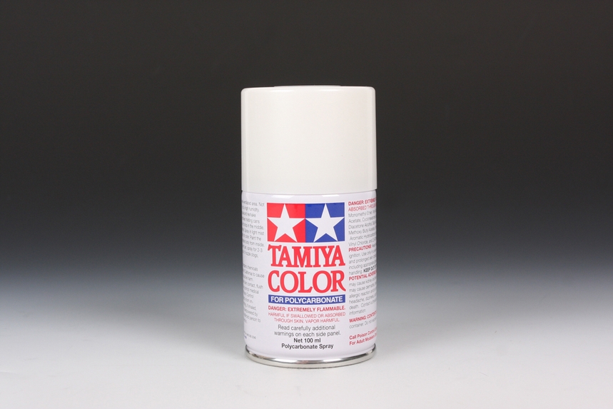 TAMIYA PS-57 PEARL WHITE SPRAY 100ML (for RC cars) - Click Image to Close