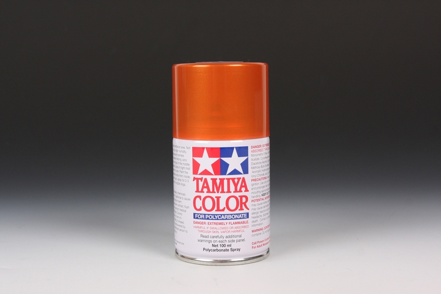 TAMIYA PS-61 METALLIC ORANGE SPRAY 100ML (for RC cars) - Click Image to Close