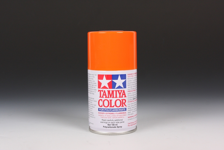 TAMIYA PS-62 PURE ORANGE SPRAY 100ML (for RC cars) - Click Image to Close