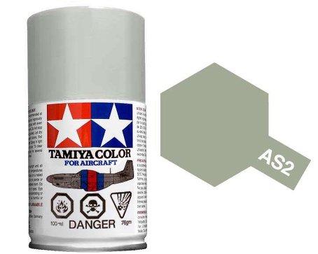 TAMIYA AS-2 LIGHT GREY SPRAY 100ML - Click Image to Close