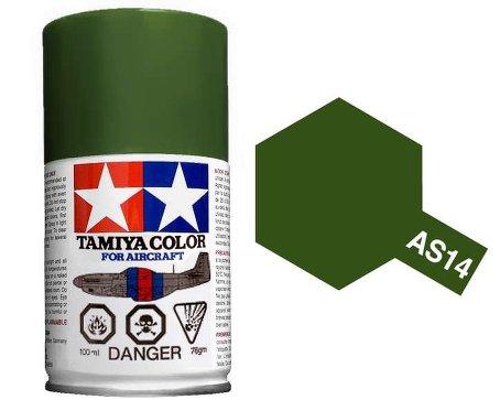 TAMIYA AS-14 OLIVE GREEN SPRAY 100ML