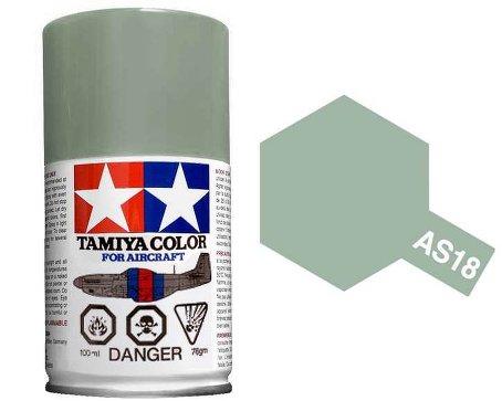 TAMIYA AS-18 LIGHT GREY SPRAY 100ML - Click Image to Close