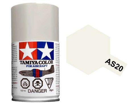 TAMIYA AS-20 INSIGNIA WHITE SPRAY 100ML - Click Image to Close