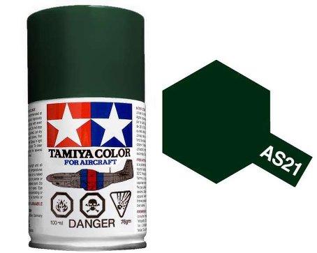 TAMIYA AS-21 DARK GREEN SPRAY 100ML