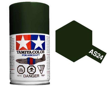 TAMIYA AS-24 DARK GREEN SPRAY 100ML