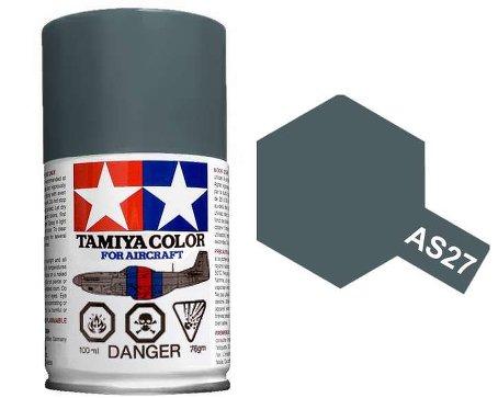 TAMIYA AS-27 GUNSHIP GRAY 2 SPRAY 100ML - Click Image to Close