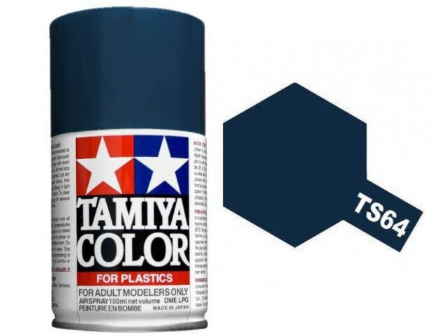 Tamiya TS-64 DARK MICA Blue - 100ml Spray Can - Click Image to Close