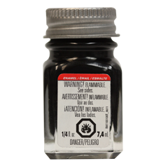 Black - Gloss 1/4 oz. Enamel Paint - Click Image to Close