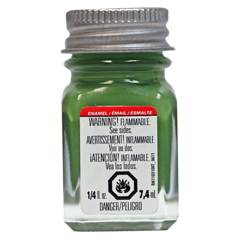 Green - Flat 1/4 oz. Enamel Paint - Click Image to Close