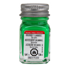 Green - Fluorescent 1/4 oz. Enamel Paint - Click Image to Close