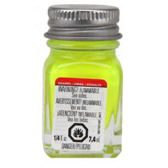 Yellow - Fluorescent 1/4 oz. Enamel Paint