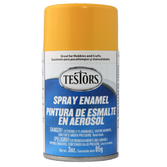 Yellow - Gloss 3 oz. Enamel Spray Paint - Click Image to Close