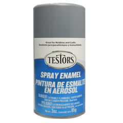 Gray - Gloss 3 oz. Enamel Spray Paint - Click Image to Close