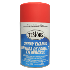 Red - Flat 3 oz. Enamel Spray Paint - Click Image to Close