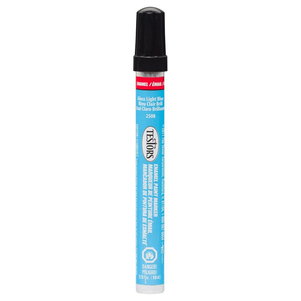 Light Blue - Gloss - Enamel Marker - Click Image to Close