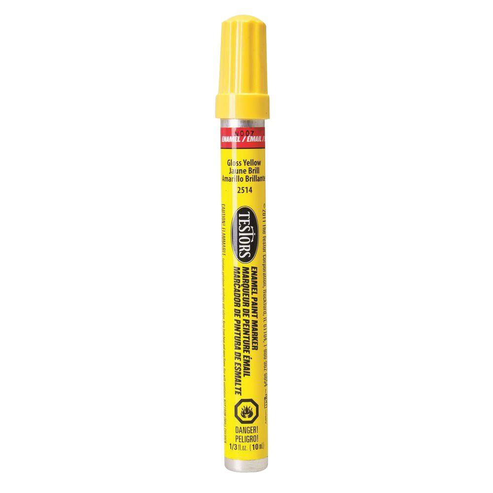 Yellow - Gloss - Enamel Marker - Click Image to Close