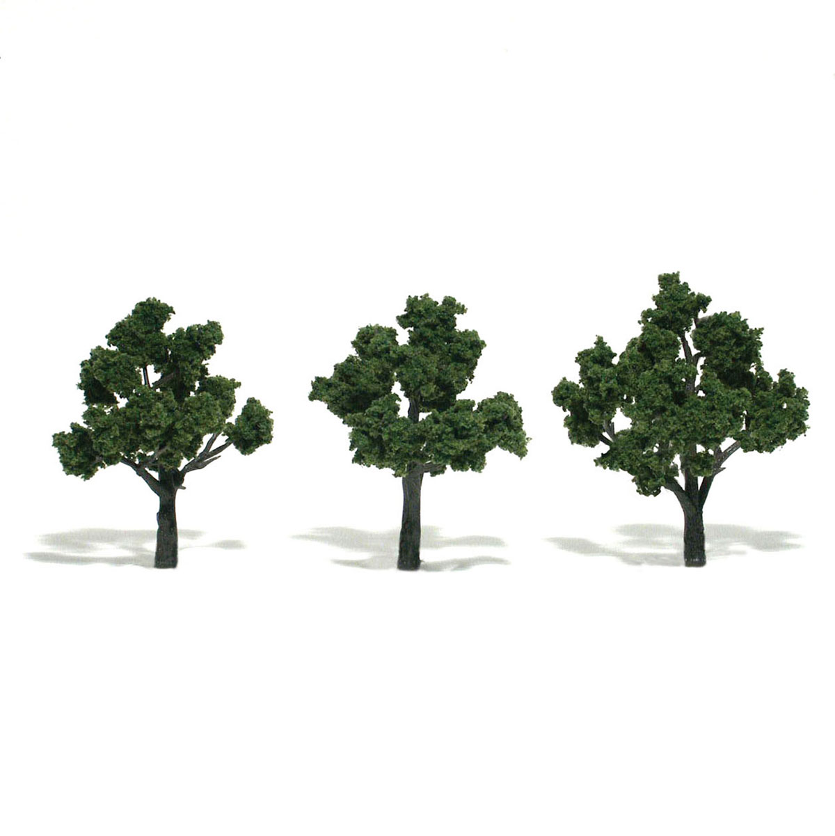 Ready Made Realistic Trees™ Medium Green - 3/pkg 3-4 inches - Click Image to Close