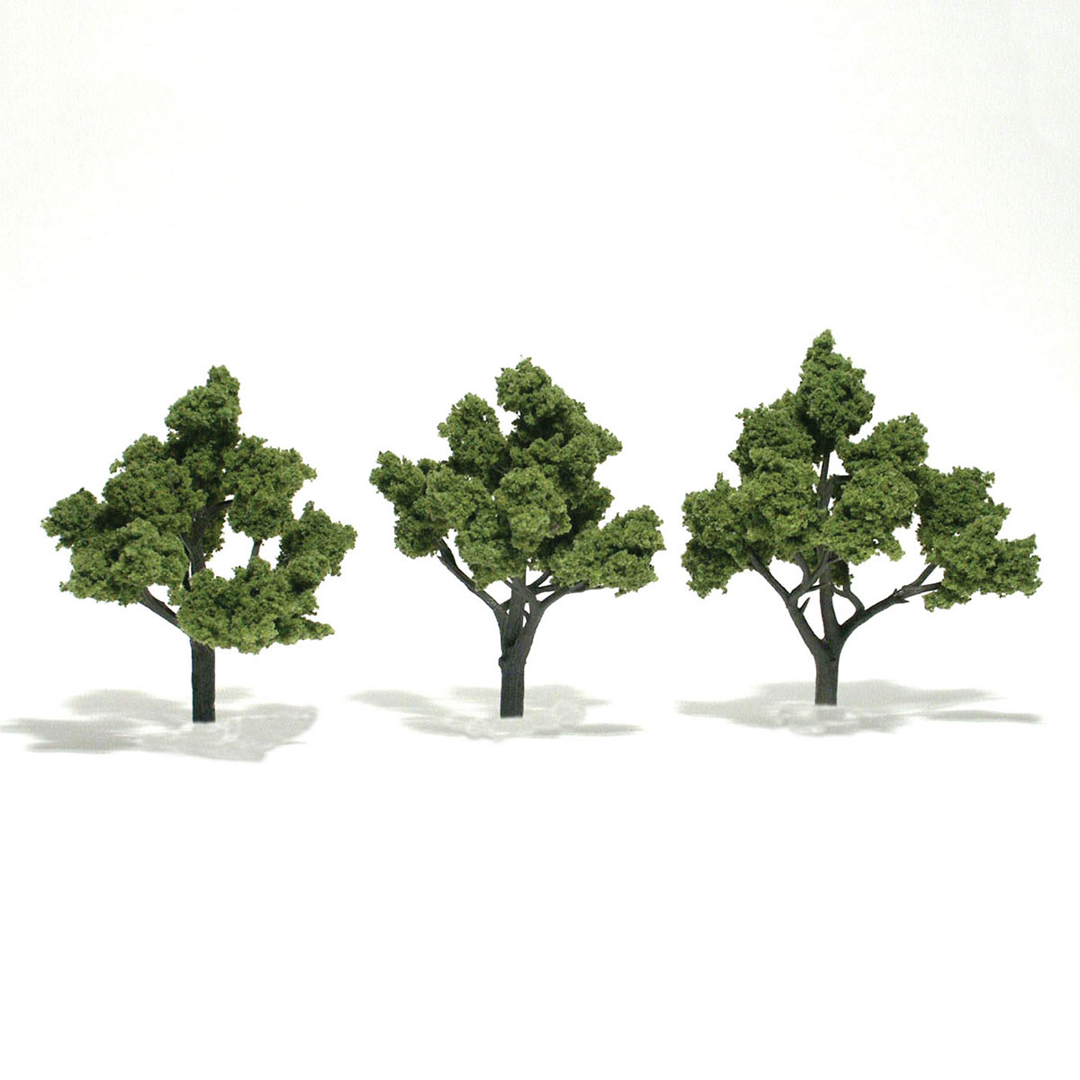 Ready Made Realistic Trees™ Light Green - 3/pkg 4-5 inches