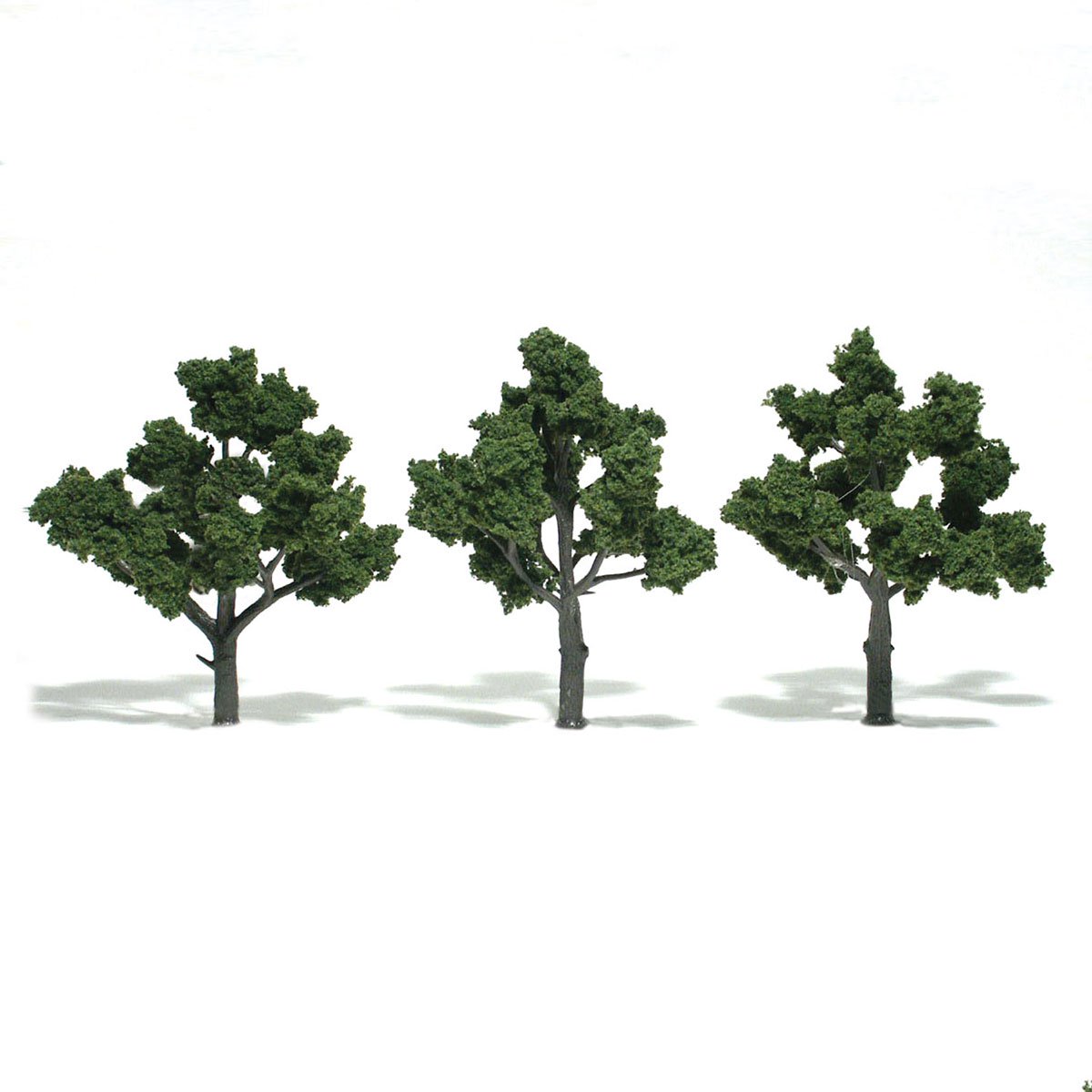 Ready Made Realistic Trees™ Medium Green - 3/pkg 4-5 inches