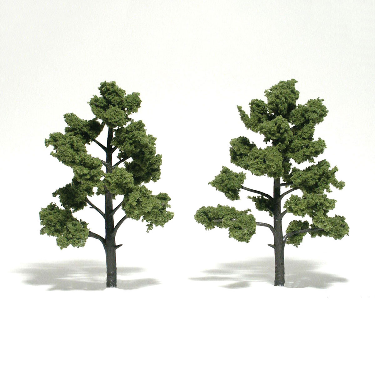 Ready Made Realistic Trees™ Light Green - 2/pkg 5-6 inches - Click Image to Close