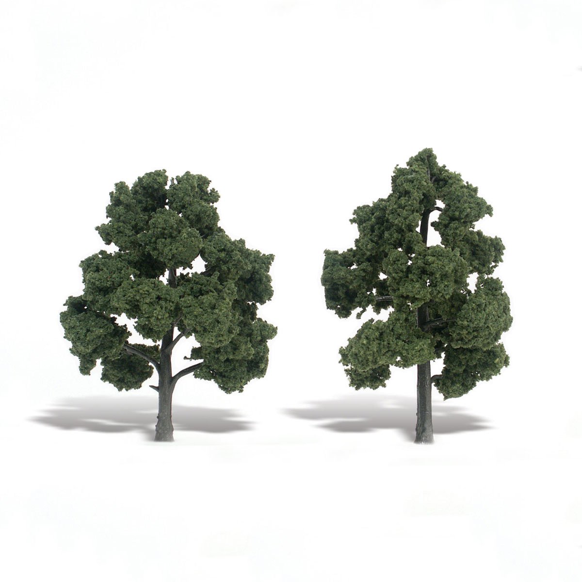 Ready Made Realistic Trees™ Medium Green - 2/pkg 5-6 inches - Click Image to Close