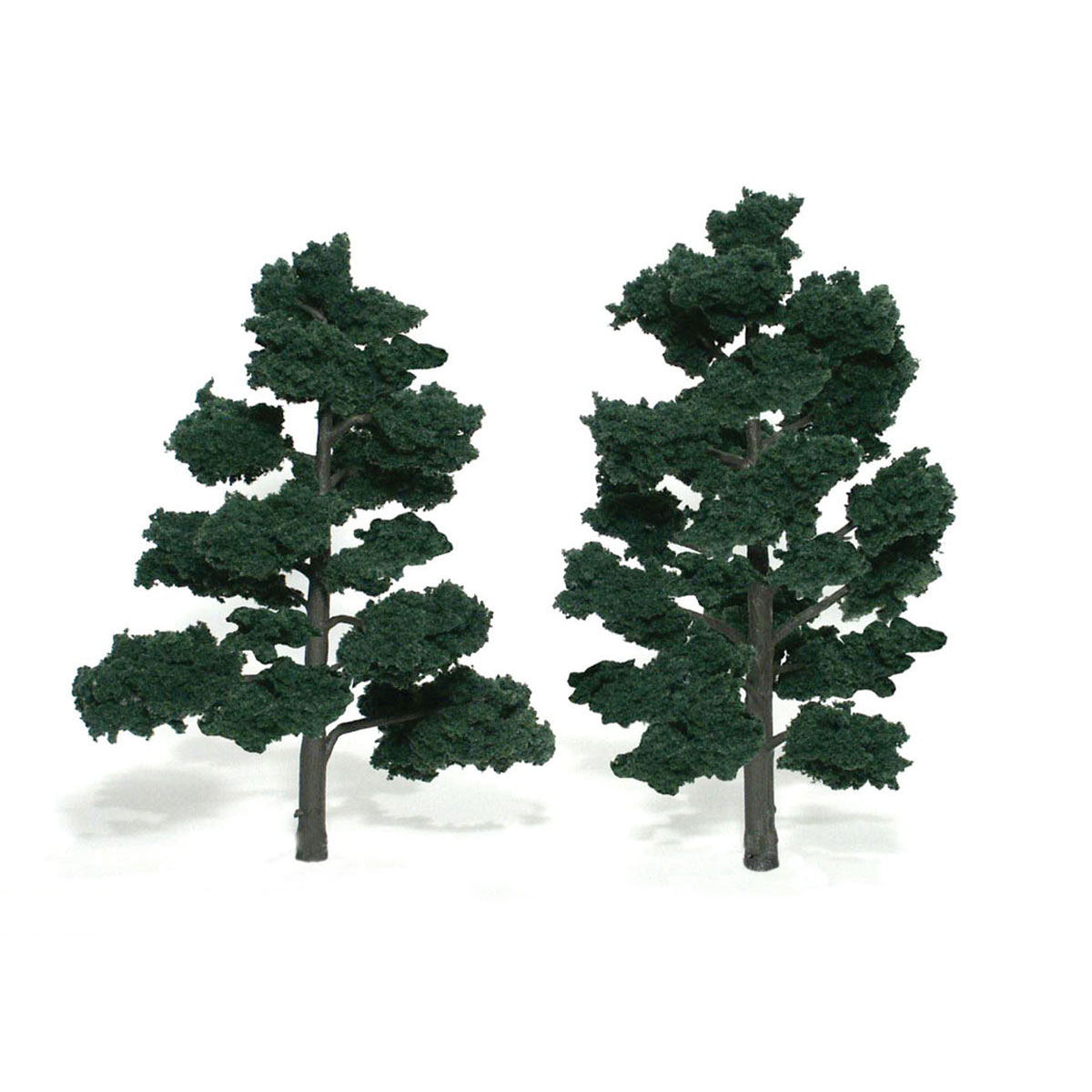 Ready Made Realistic Trees™ Dark Green - 2/pkg 6-7 inches - Click Image to Close