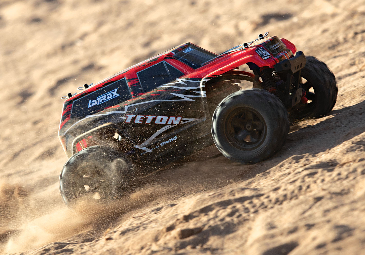 LaTrax 1/18 Scale Teton 4WD Monster Truck - Red