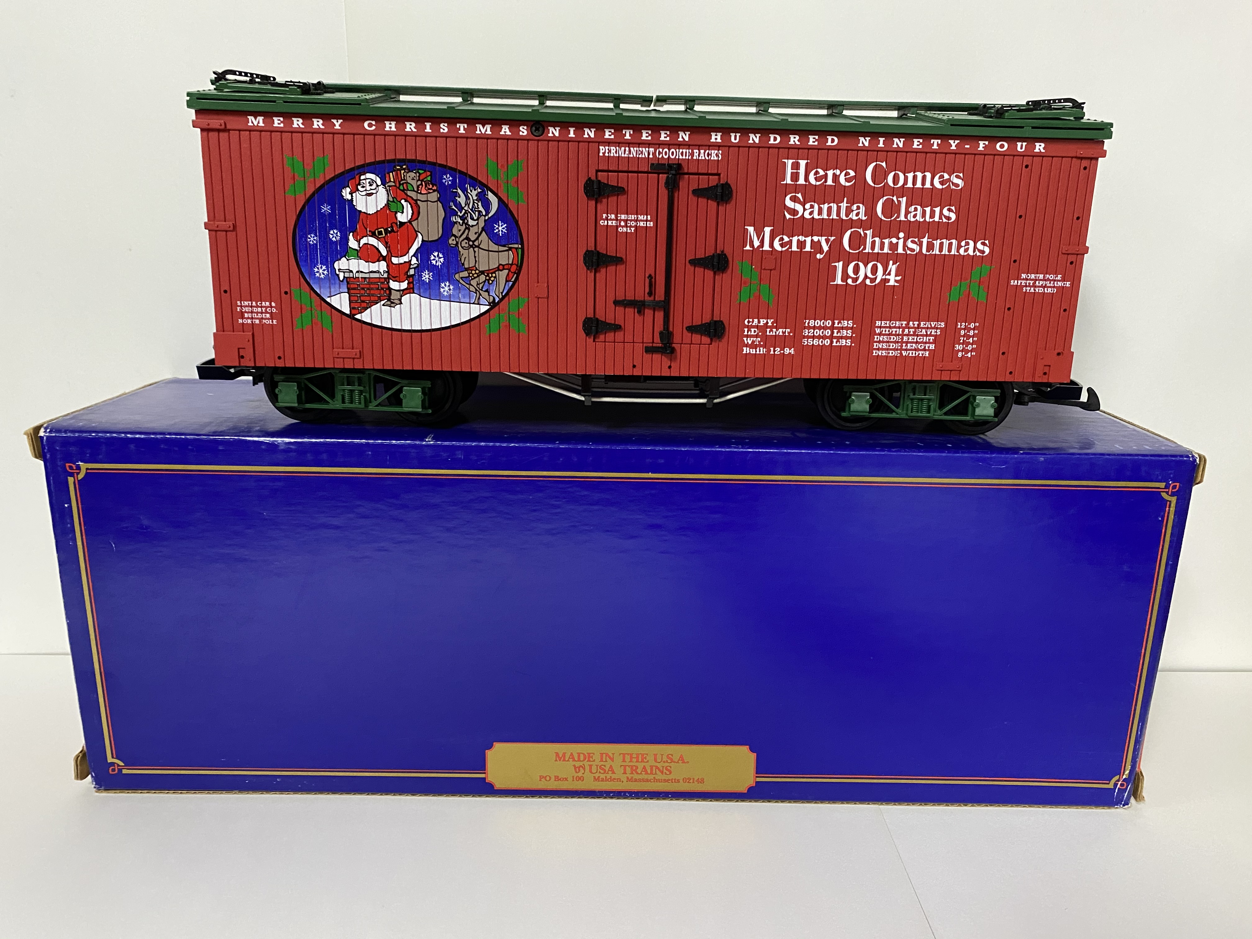 1994 Christmas Reefer (USA Trains R-13012)