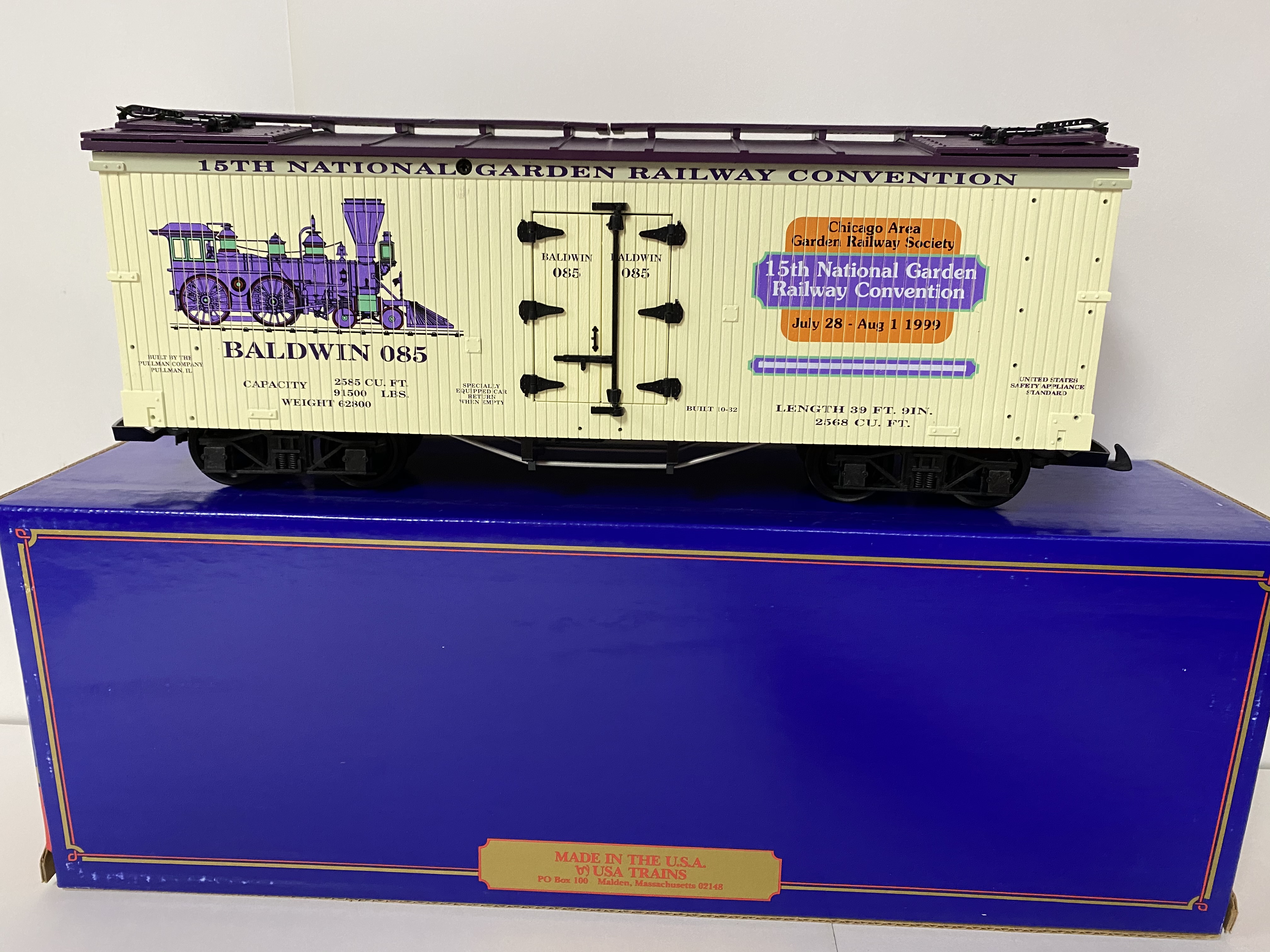 15th National Garden Railway Convention Boxcar (USA Trains) - Click Image to Close