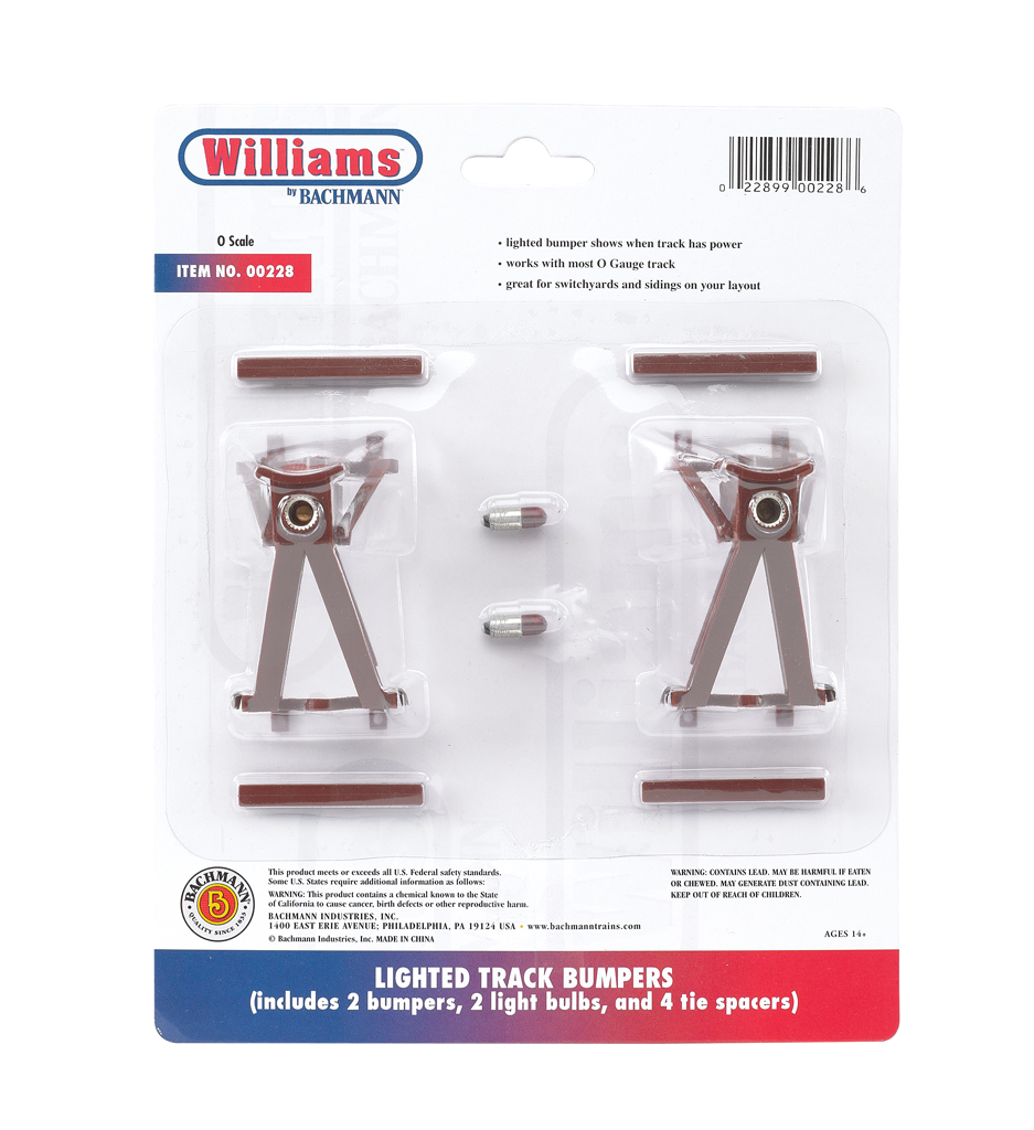 LIGHTED TRACK BUMPERS (2/card)