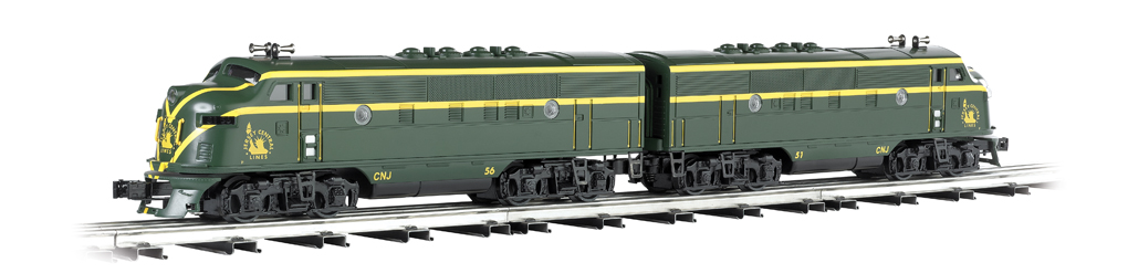 Jersey Central (green/cream) - F-3 Powered A/Dummy A Set - Click Image to Close