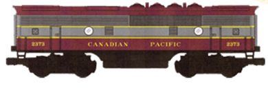 Canadian Pacific - 2373C F-3 Dummy B - Click Image to Close
