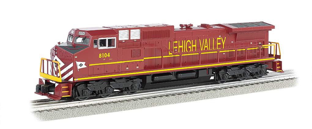 Lehigh Valley #8104 GE DASH 9 w/ True Blast® Plus - Click Image to Close