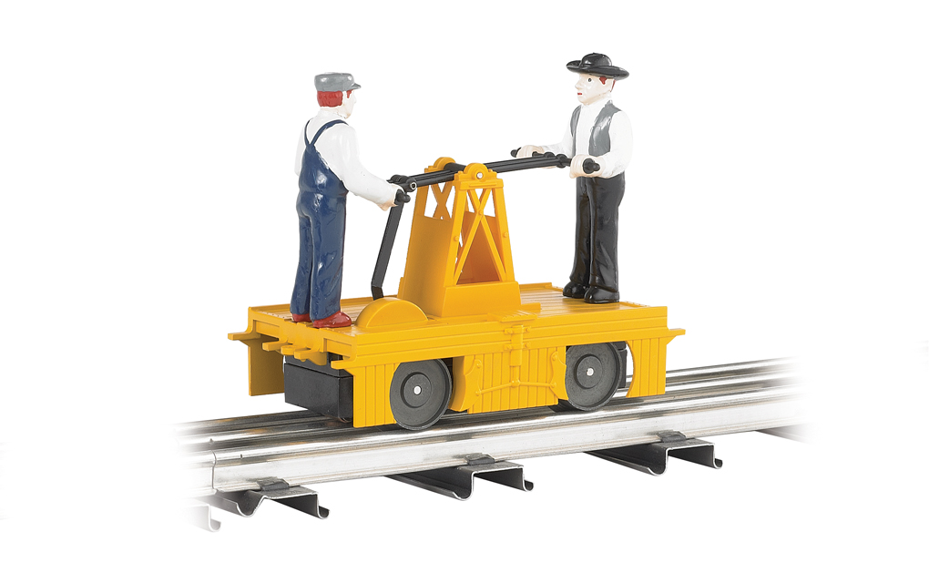 Operating Handcar - Yellow