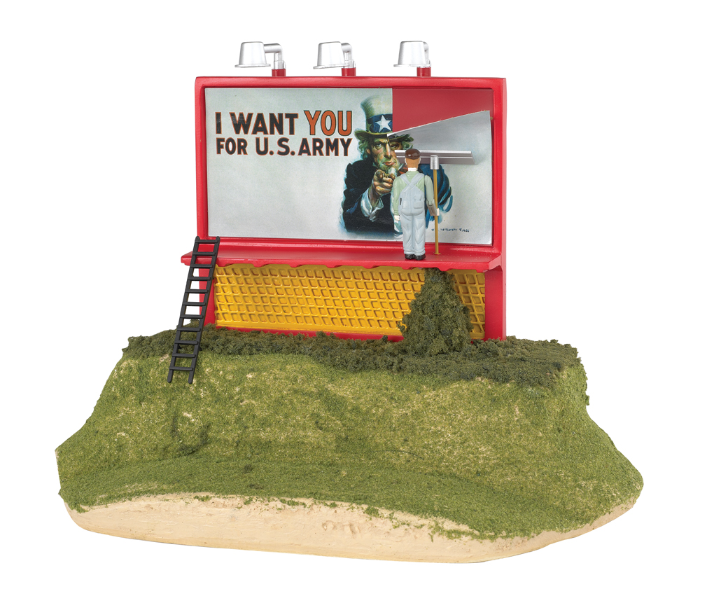 Uncle Sam Wants You - Operating Billboard (O Scale)