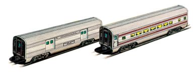 PRR - Congressional - 60' Aluminum Streamliners (Baggage & Coach - Click Image to Close