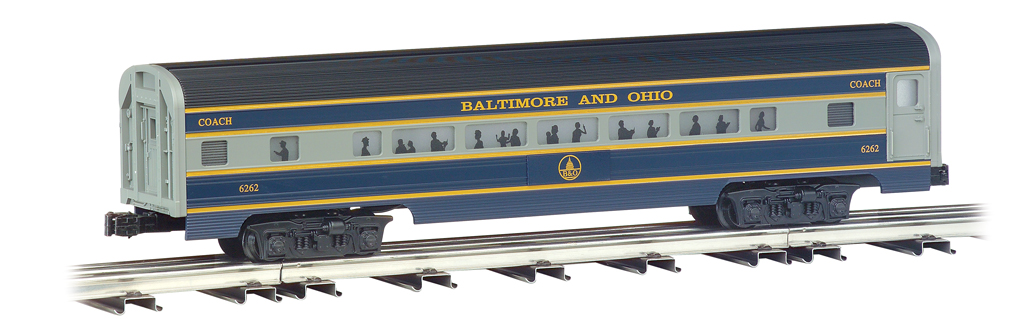 Baltimore & Ohio® - 60' Aluminum Streamliners 4 Car Set - Click Image to Close