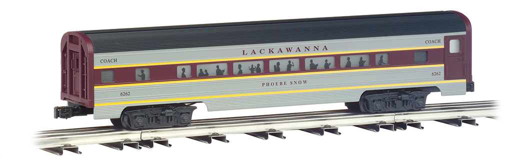 Lackawanna - 60' Aluminum Streamliners 4 Car Set - Click Image to Close