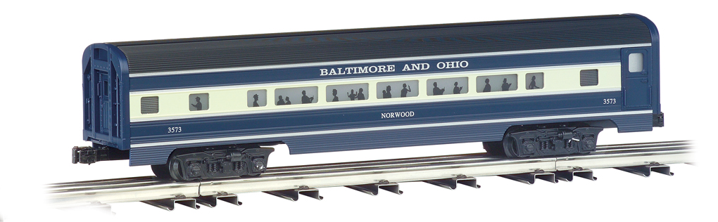 B & O® - Cincinnattian - 60' Aluminum Streamliners 4 Car Set - Click Image to Close