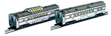Silver Streak - O-27 Streamliners 2 Car Add-On