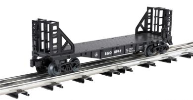 Baltimore & Ohio - 40' Flat Car with Bulkhead Ends - Click Image to Close
