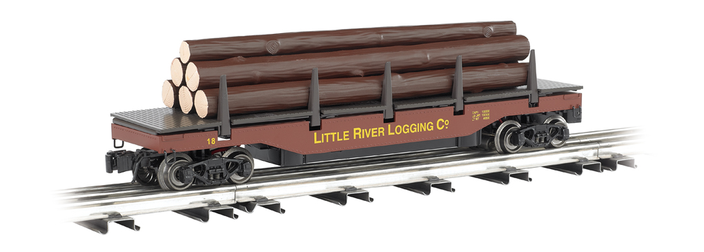 Little River Logging Company - Operating Log Dump Car - Click Image to Close