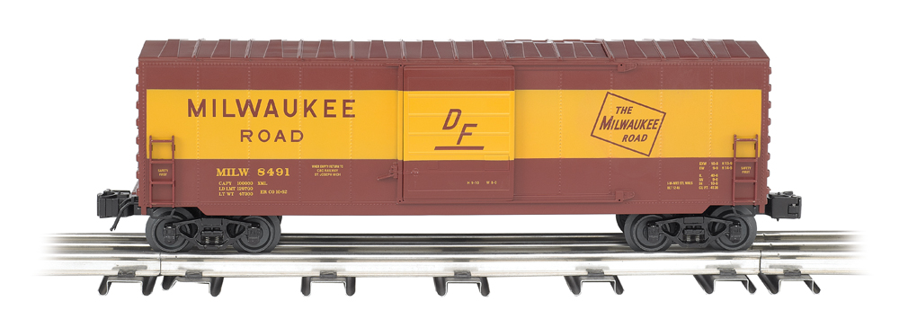 Milwaukee Road - Operating Box Car - Click Image to Close