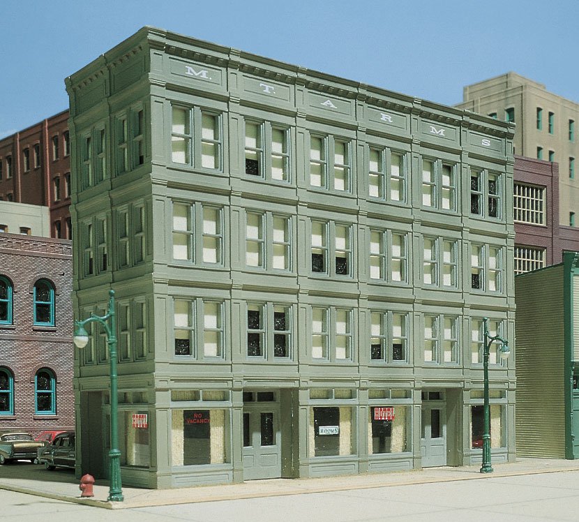 M.T. Arms Hotel - HO Scale Kit - Click Image to Close
