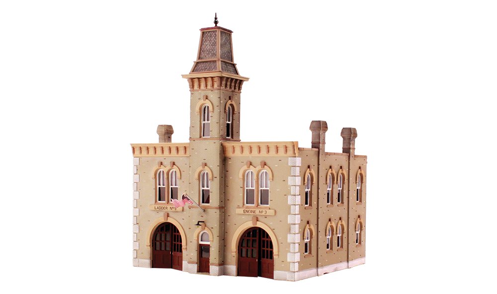 Fire Station No 3 - HO Scale Kit