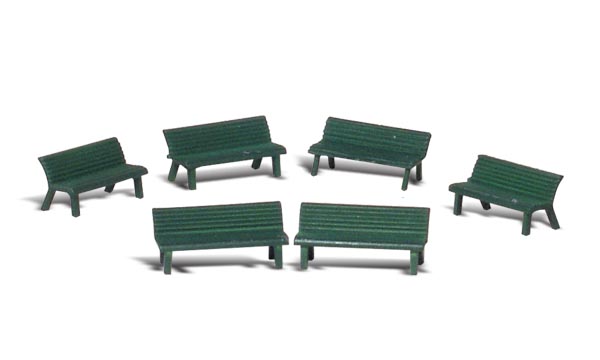 No.1879 Park Benches HO