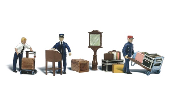 No.1909 Depot Workers & Accessories HO