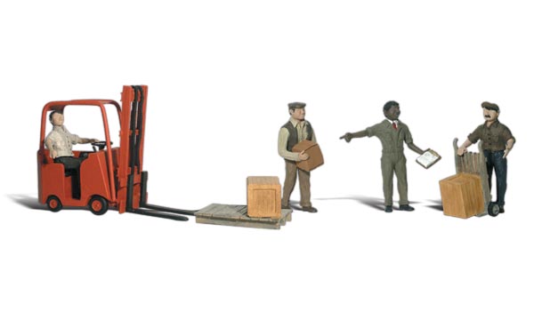 No.2192 Workers with Forklift N