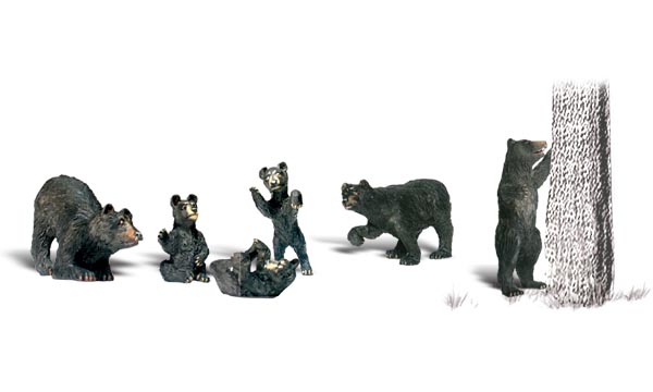 No.2737 Black Bears O - Click Image to Close